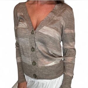 LOFT Cardigan Sweater V-Neck Knit